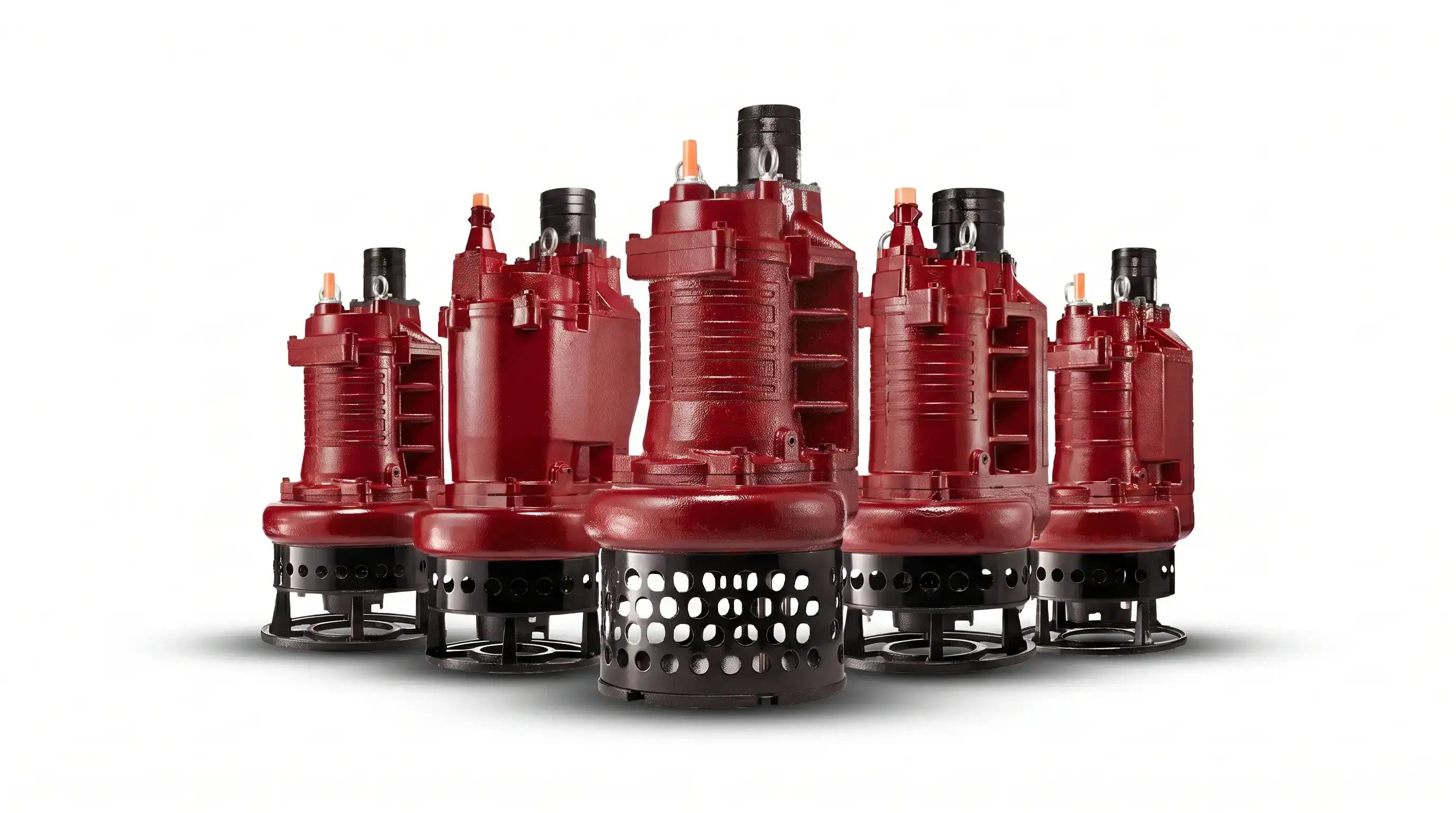 Featured image showing submersible pump equipment at a municipal wastewater treatment plant handling solids laden process flow.