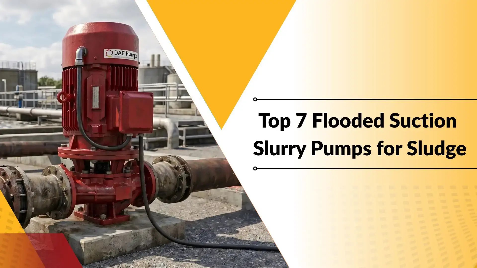 Top 7 Flooded Suction Slurry Pumps for Sludge - DAE Pumps